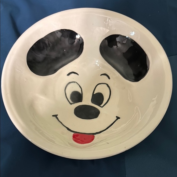 Disney Other - Walt Disney Prod Handpainted Mickey Mouse Bowl 1980
